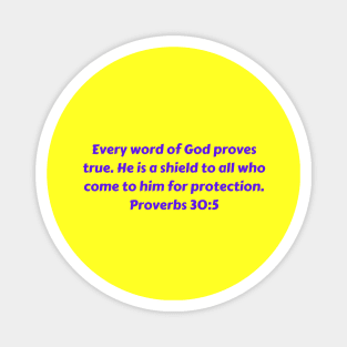 Bible Verse Proverbs 30:5 Magnet